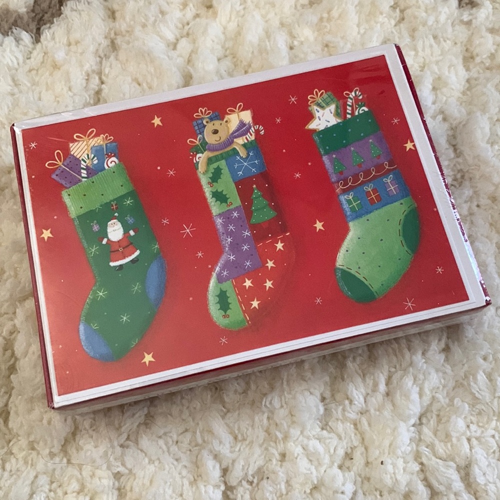 NIB Stockings Holiday Cards